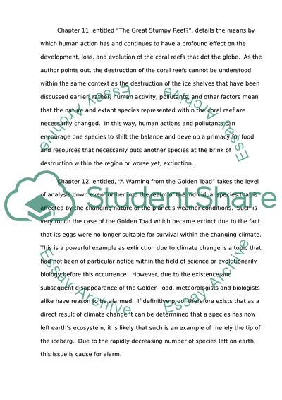 Summarization for 7 chapter of the weather makers