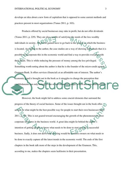 International political economy