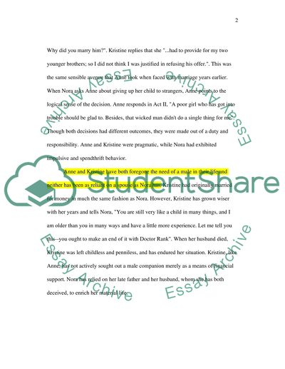 Henrik Ibsens Dolls House