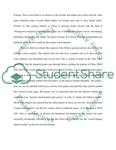 Chinese video gaming