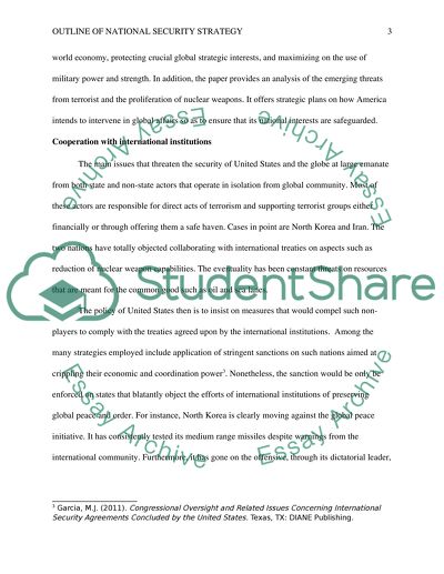 Guiding Principle of National Security Strategy