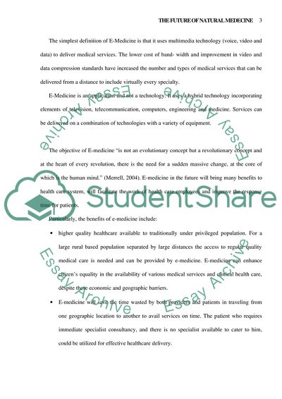 The Future of Natural Medicine