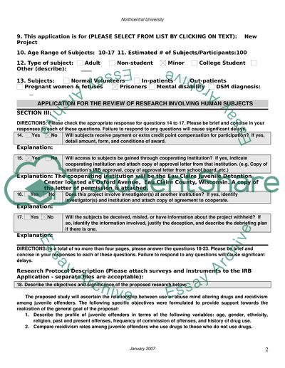 Ethics committee approval form