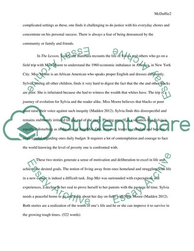 The Analysis of the Lesson and Two Kinds