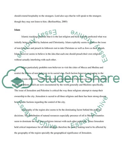 NonBelievers, Foreigners, & Strangers