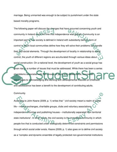 What Factors Have Most Influenced the Development of Youth and Community Sector in Ireland