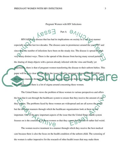 Pregnant Women with HIV Infections