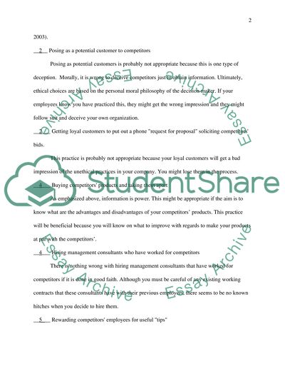 Discussion Paper Strategic Management Opinion