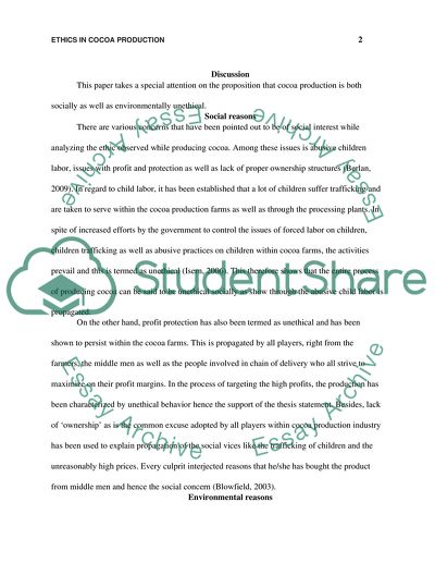 Ethical or Unethical Socially and Environmentally