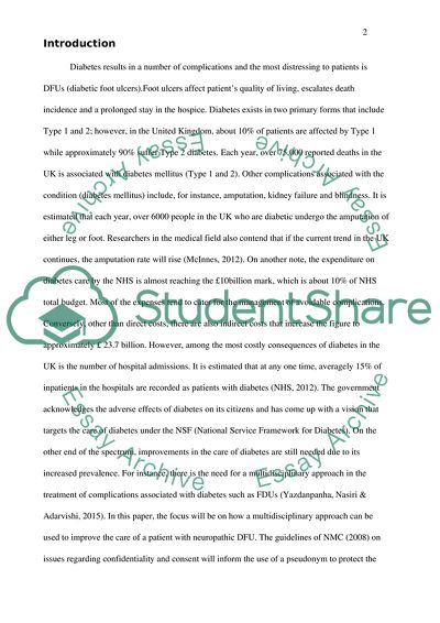 Management of a Patients Needs