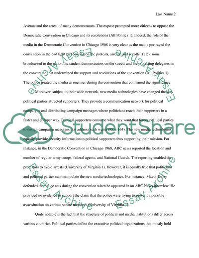 The Media and the Democratic Convention in Chicago 1968