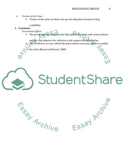 Smuggling Drugs as Organized Crime in the US