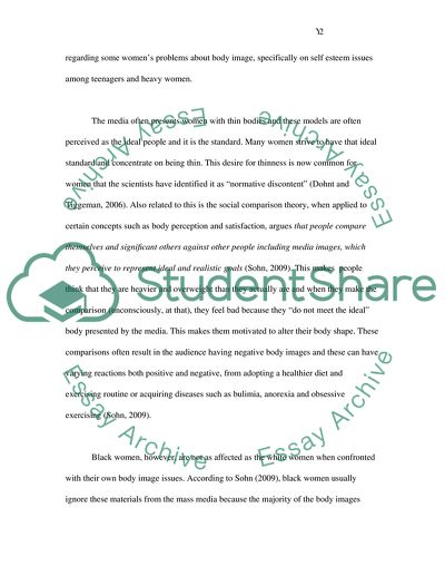 The Effect of the Media on Male and Female Body Images