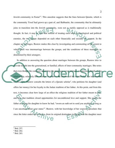 Analysis of an Historians Arguement