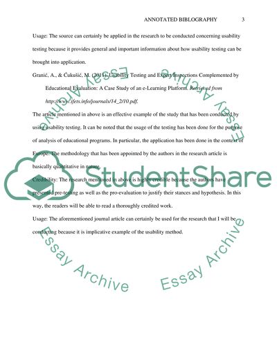 Usability of a Website