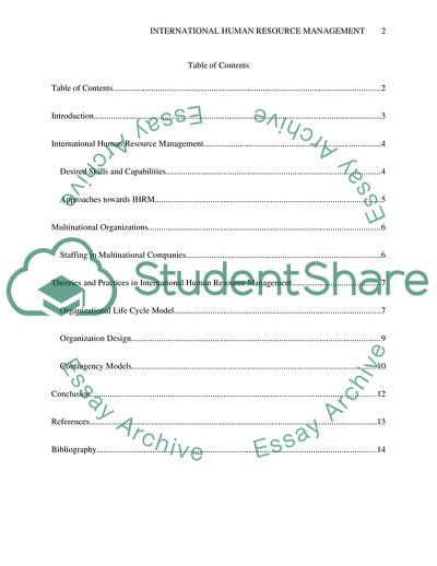 Multinational Organizations Must Retain and Develop a Workforce with a Global Mindset