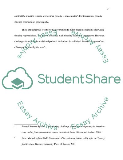 Persistence of Poverty