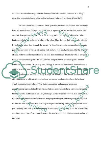 Gender Differences Determine Relations between Individuals