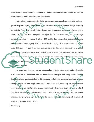 Relationship of International Government Organizations