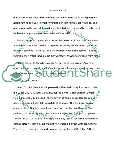 The Theme of Emancipation in A Dolls House & Girl by Jamaica Kincaid