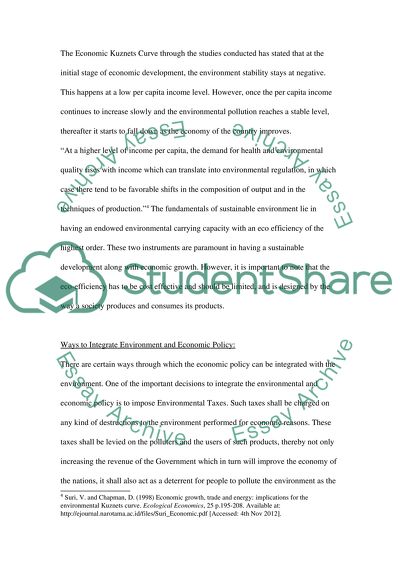 Importance of Economic Growth in Achieving Environmental Sustainability