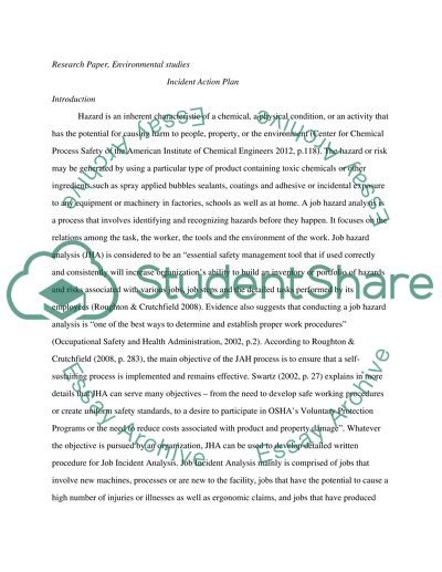 Incident Action Plan