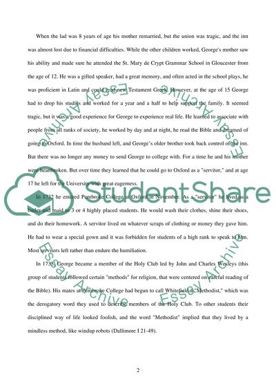 George Whitefield and the Great Awakening