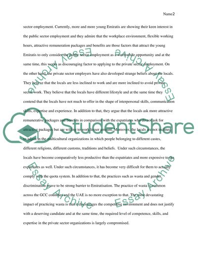 Emiratisation in the UAE