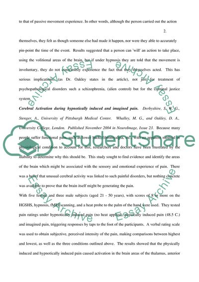 Pain in the Brain: Its Not What You Imagine by Jenny Gimpel