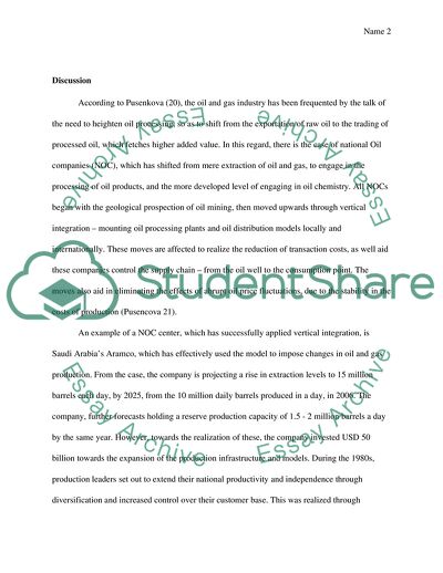 Why the Oil and Gas Industry Is Vertically Integrated