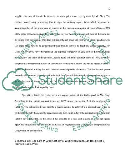 Compensation of a Breached Contract