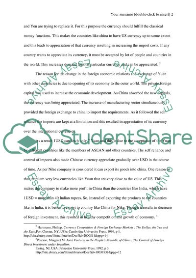 Exporting Nike Footwear, Apparel, and Equipment to China