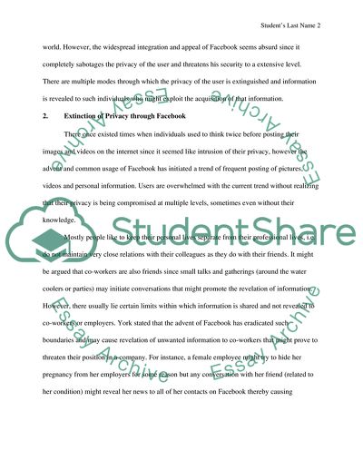 The Extinction of Privacy in the Era of Social Media