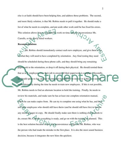 The Lack of Planning