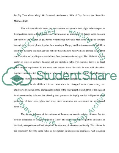 Gay Pride Parade Calls for Wed Rights