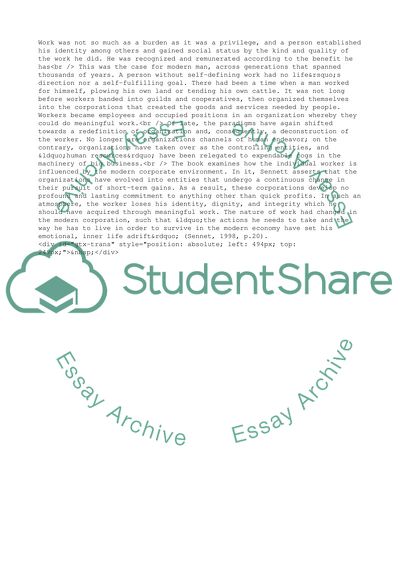 Reality of Work Cultures in the Modern Economy