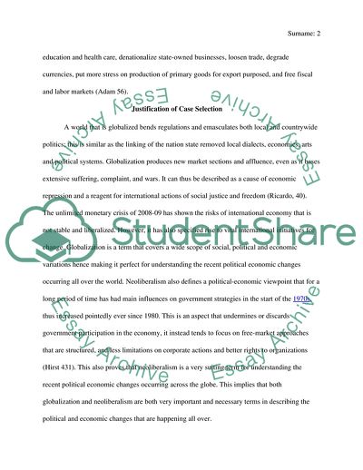 The Advantages and Disadvantages of the Process of Globalization