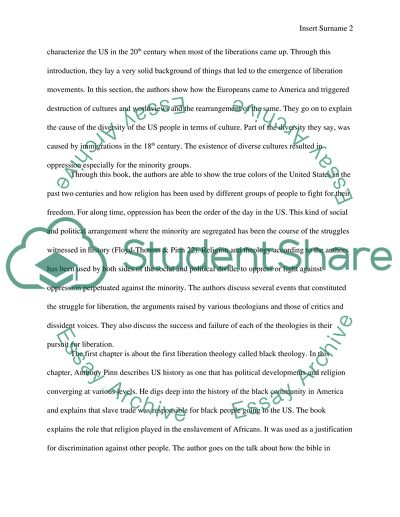 Liberation Theologies in the United States by Stacey Floyd-Thomas and Anthony Pinn