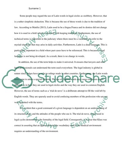 Reading response