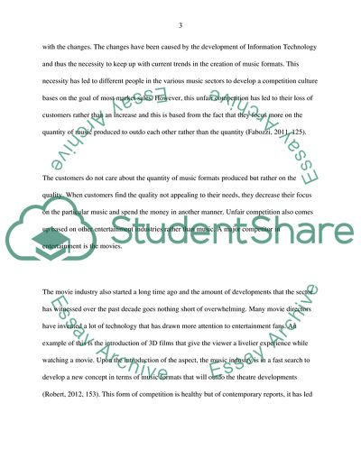 Economic Theories and the Music Industry