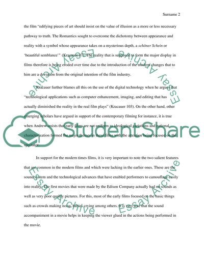 The realists vs. formalists approach to filming