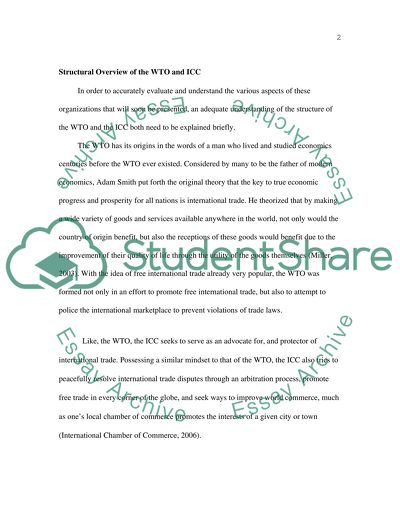 International Trade Law and Institutions