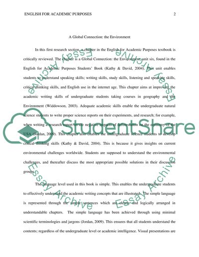 Teaching Materials for Academic Purpose