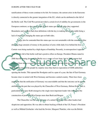 Europe after the Cold War