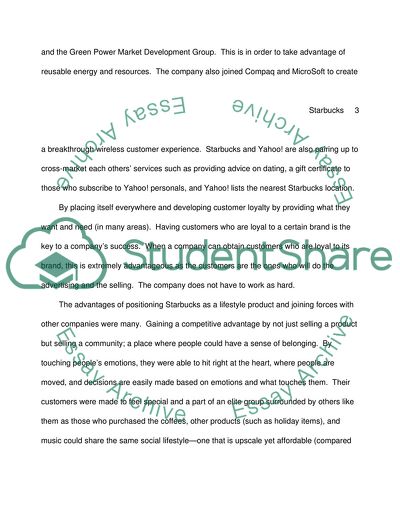 Improving Brand Loyalty through Brand Image of Starbucks Company