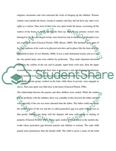 How were women’s lives in sparta and athens alike? image