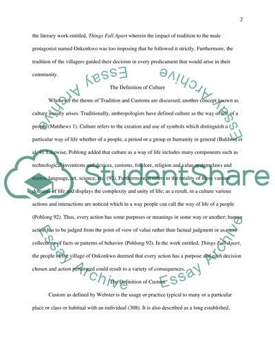 The Book: Things Fall Apart by Chinua Achebe