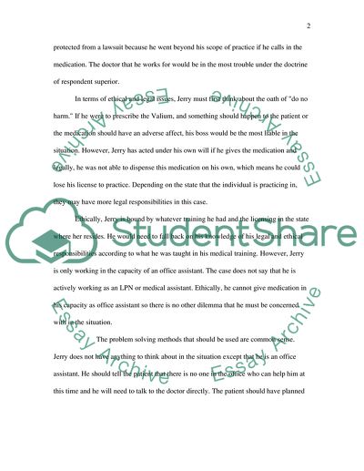 The Ethical Dilemma of Medical Prescription