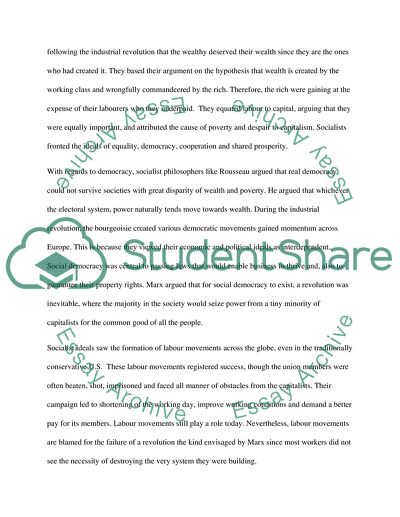 Socialism: Has it had its Day