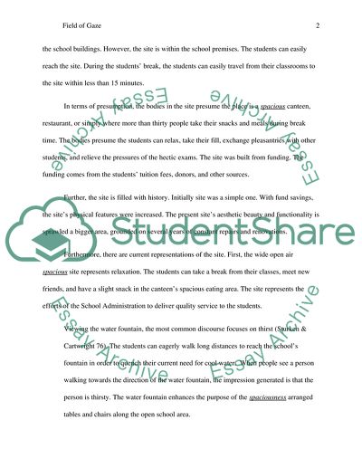 The Field of the Gaze